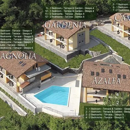 Lägenhet Sleeps 6 Pool T421317 Argegno